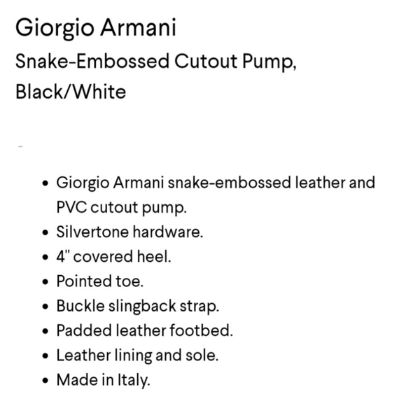 GIORGIO ARMANI snakeskin ankle strap heels - Picture 14 of 14